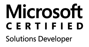 Microsoft Certified Solutions Developer - MCSD Microsoft Certified Solutions Developer - MCSD